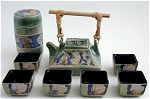 Green Square Tea Set